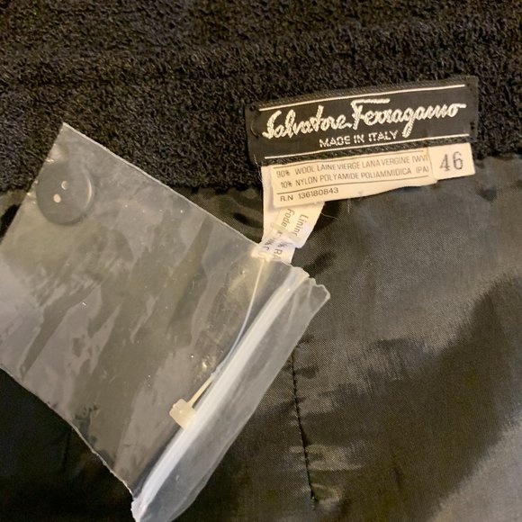 Salvatore Ferragamo Wool Blend Skirt - Picture 5 of 6